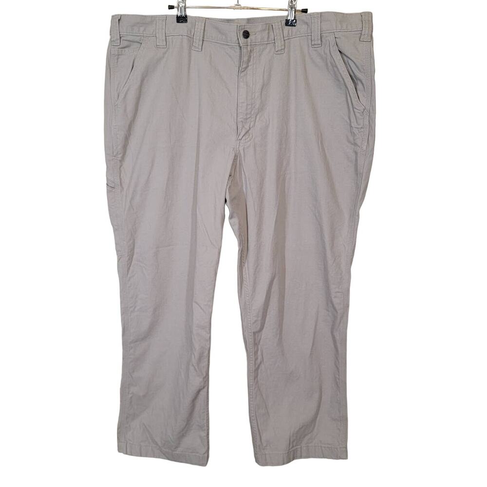Carhartt Men's Relaxed Fit Work Pants Construction Rugged Beige Size 44x30